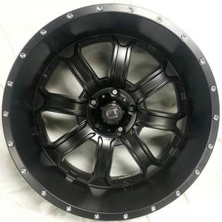 Full Throttle Off-Road 8034 Matte Black Wheels