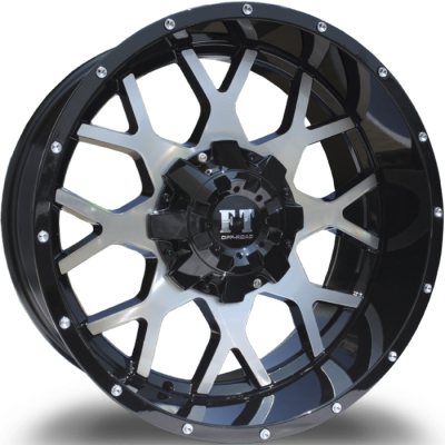 Full Throttle FT0151 Machine Black Wheels