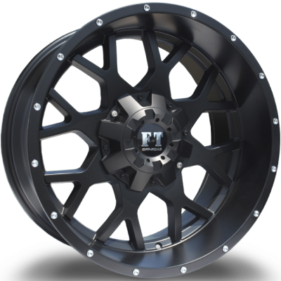 Full Throttle FT0151 Satin Black Wheels