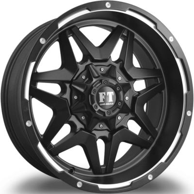 20x10 Full Throttle FT5 Satin Black >> $1299 set!