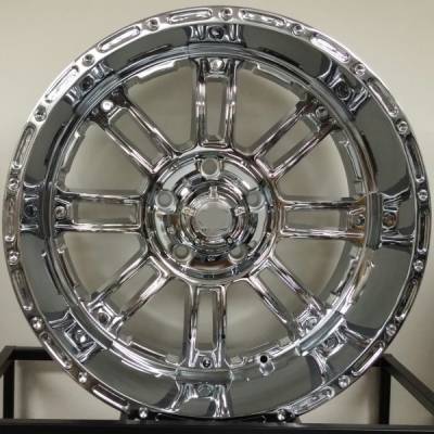 Full Throttle Off-Road 8033 Chrome Wheels