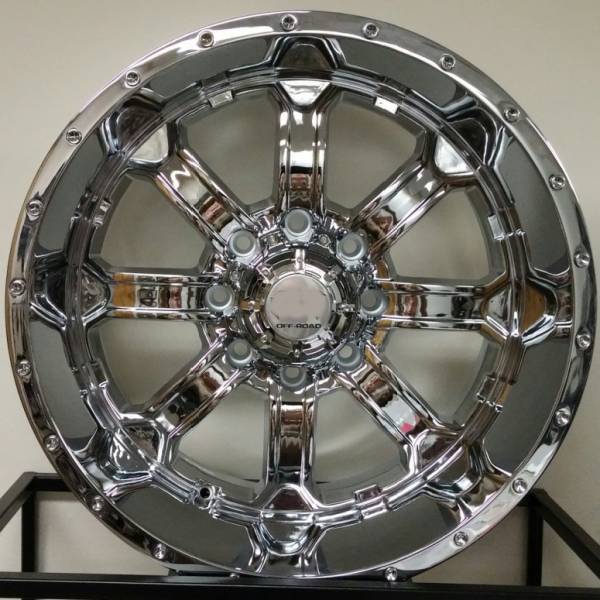 Full Throttle Off-Road 8034 Chrome Wheels