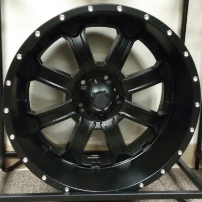 Full Throttle Off-Road 8034 Matte Black Wheels