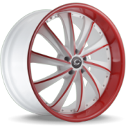 G-Line Alloy Wheels G0016 White and Red