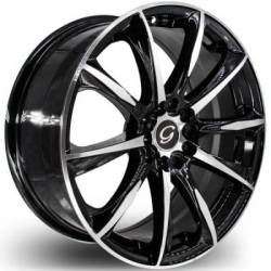 G-Line G1026 Black Machined Wheels