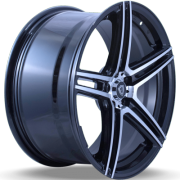 G-Line G5086 Machine Black Wheels