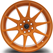 White Diamond 0051 Orange Wheels