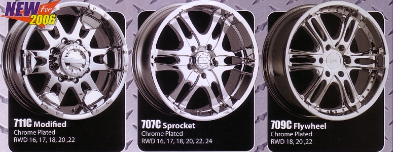 Gear Alloy Wheels: Modified, Sprocket and Flywheel