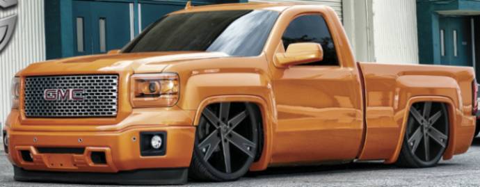 Gima Wheels on GMC Truck