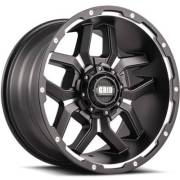 Grid Off-Road GD7 Matte Black Milled Wheels