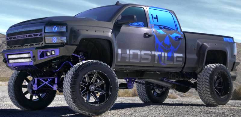 Hostile Alpha Wheels on Chevrolet Silverado