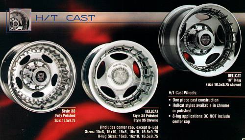 Center Line H/T Cast Wheels.