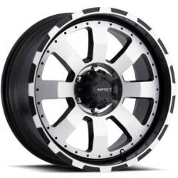 Impact Wheels Destroyer Black with Machined Face