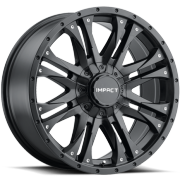 Impact Raider Satin Black Wheels