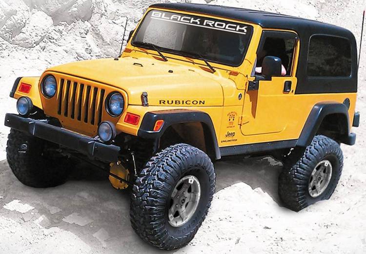 Jeep Wrangler on Blacfk Rock 900S Viper Wheels