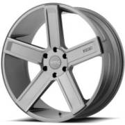 KMC KM702 Satin Gray Milled Wheels