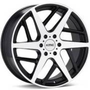KMC KM699 Two Face Machined Black Wheels
