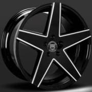 Lexani Mainz Black Machine Wheels