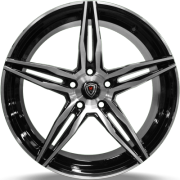 Marquee M8888 Black Machined Wheels