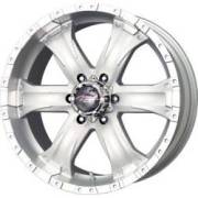 MB Chaos 6 Siver Machined Wheels