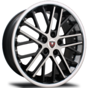 Merceli M45 Black Machined Wheels