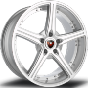 Merceli M51 Silver Machined Wheels