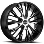 MKW M122 Black Machined Wheels