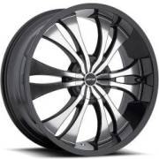 MKW M114 Black Machined Wheels