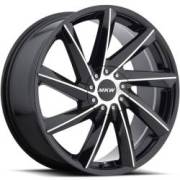 MKW M115 Black Machined Wheels