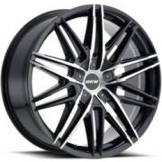 MKW M124 Black Machined Wheels