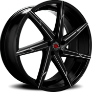 Morder MS-007 Black Machined Wheels