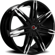 Morder MS-648 Black Machined Wheels