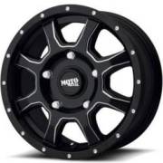 Moto Metal MO970 Euro Van Satin Black Milled