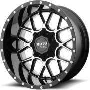 Moto Metal MO986 Siege Gloss Black Machined Wheels