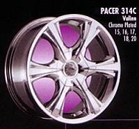 Pacer Wheels Website on Pacer Sunburst   Discontinued   No Caps Available