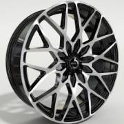 Pente Motif Brushed Black Wheels