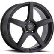 Platinum 432 Elite Satin Black Wheels