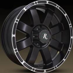 Remington 8-Point Black Machined Wheels