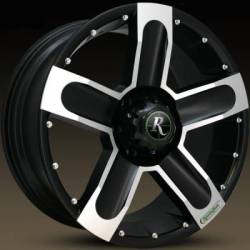 Remington High-Country Satin Black Machined Wheels