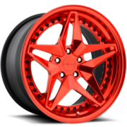 Rotiform AVV Candy Red Wheels