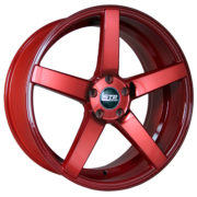 STR 607 Neon Red Wheels