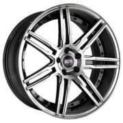 STR 619 Black Chrome Wheels