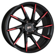 STR 621 Black and Red Wheels