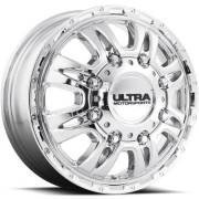 Ultra 049 Predator Chrome Front Dually Wheels