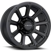 Vision Wheel 353 Turbine Satin Black Wheels