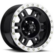 Vision Wheel 398 Manx Black Machined Wheels