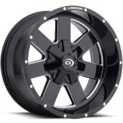 Vision Wheel 411 Arc Gloss Black Milled Wheels
