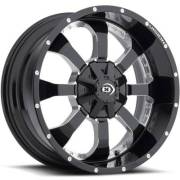 Vision Wheel 420 Locker Gloss Black Milled Wheels