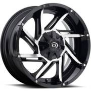 Vision Wheel 422 Prowler Black Machined Wheels