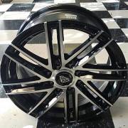 White Diamond WD-4308 Machine Black Wheels